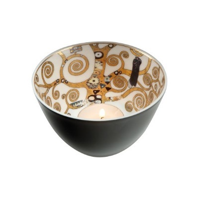 Klimt - Porcelán MÉCSES
