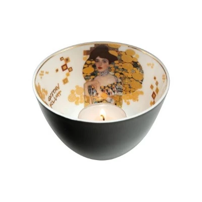 Klimt - Porcelán MÉCSES